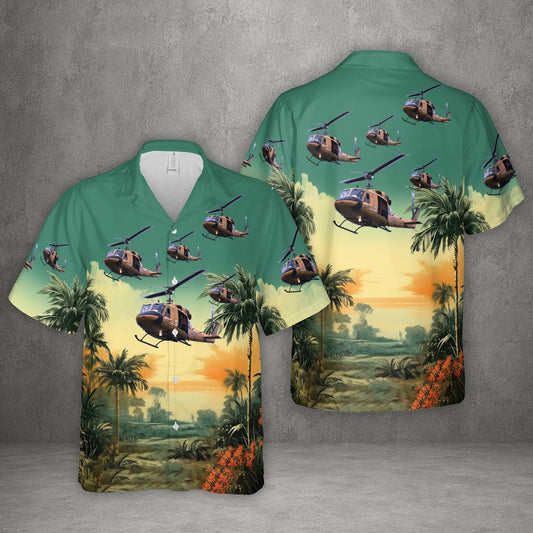 Royal Canadian Air Force CH-135 Twin Huey Hawaiian Shirt
