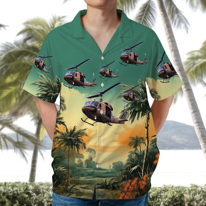 Royal Canadian Air Force CH-135 Twin Huey Hawaiian Shirt