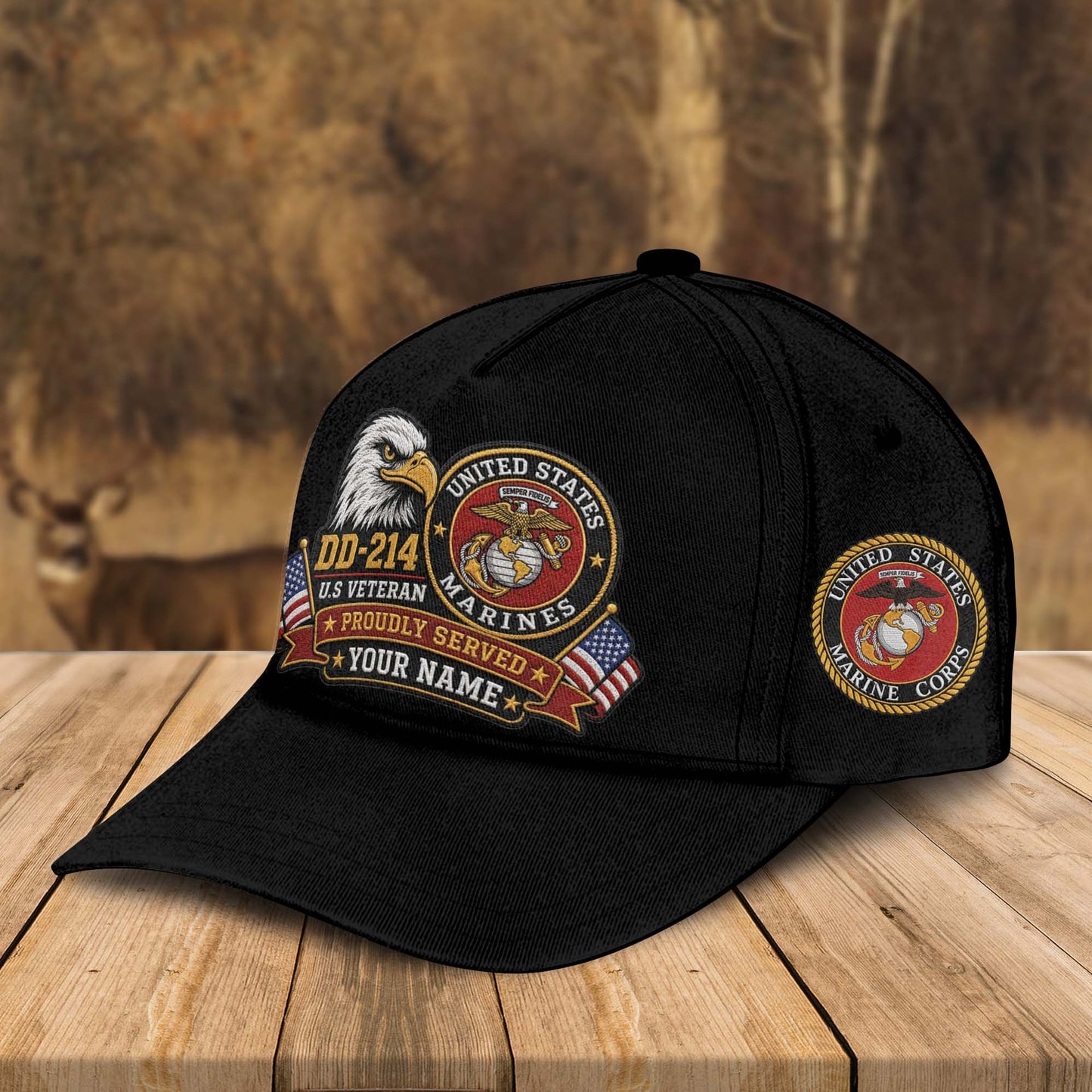 Embroidered DD-214 Veteran Hat, It's A Veteran Thing Military Cap, Patriotic Eagle Veteran Gift