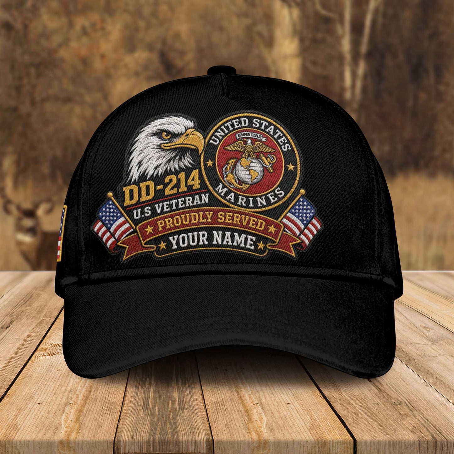 Embroidered DD-214 Veteran Hat, It's A Veteran Thing Military Cap, Patriotic Eagle Veteran Gift