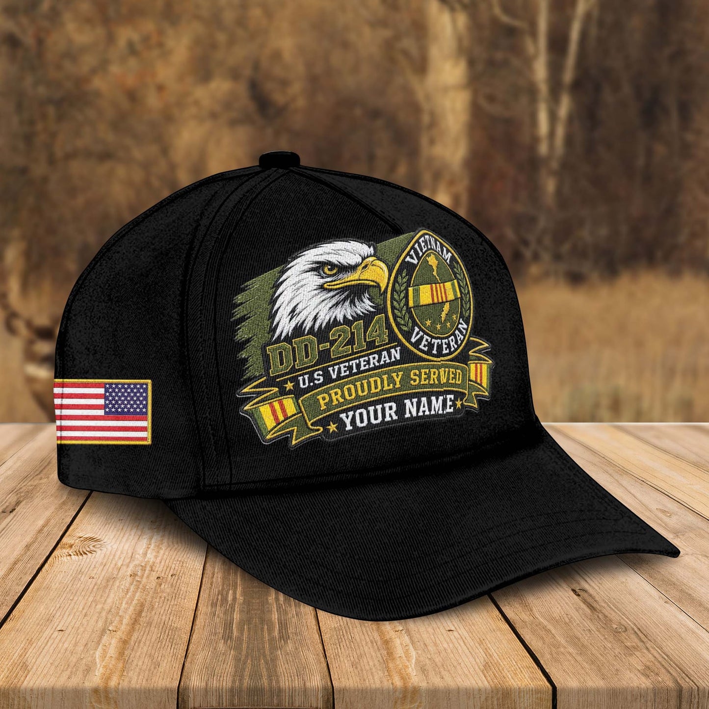 Embroidered DD-214 Veteran Hat, It's A Veteran Thing Military Cap, Patriotic Eagle Veteran Gift