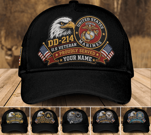 Embroidered DD-214 Veteran Hat, It's A Veteran Thing Military Cap, Patriotic Eagle Veteran Gift