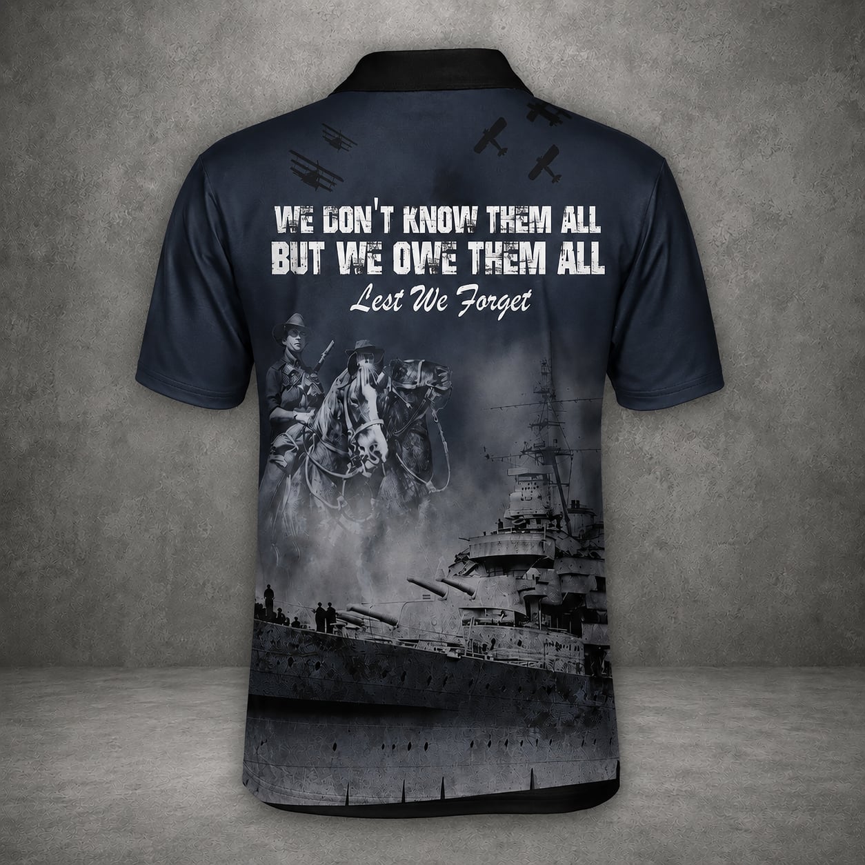 Custom Name Australian Defence Force Anzac Day Shirt, Remembrance Day Lest We Forget Polo Shirt