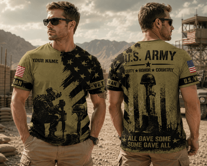 All Gave Some Some Gave All 3D Shirt, US Veteran Patriotic T-Shirt