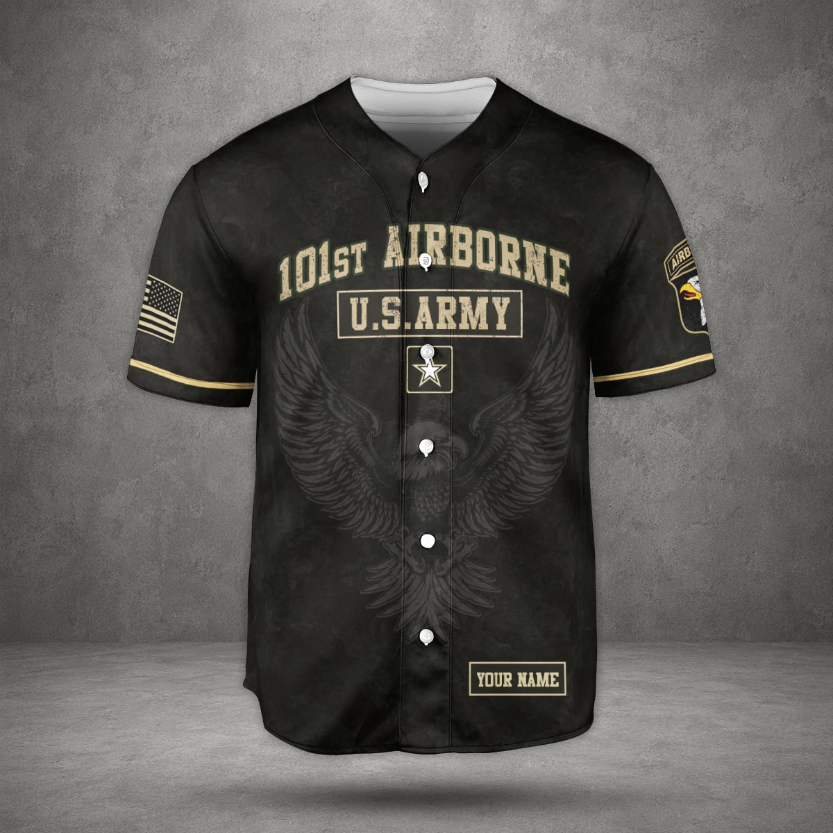 Personalized US Army 101st Airborne Division Baseball Jersey