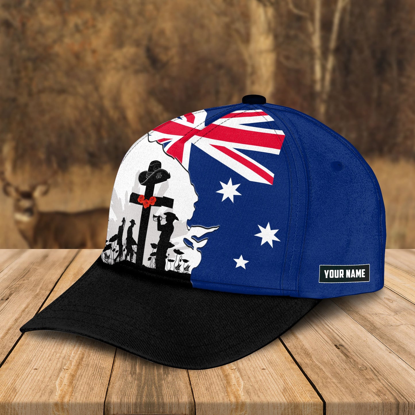 Personalized Australian Defence Force Anzac Day Memorial Cap