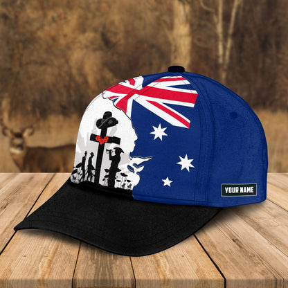 Personalized Australian Defence Force Anzac Day Memorial Cap