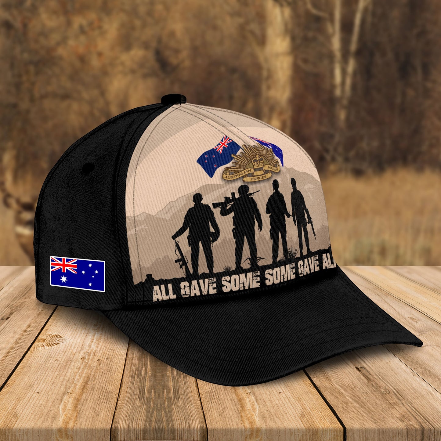 Custom Name Australian Defence Force Memorial Tribute Cap