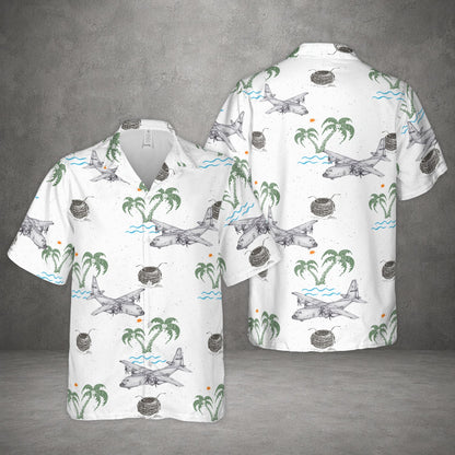 US Air Force Lockheed AC-130 Hawaiian Shirt