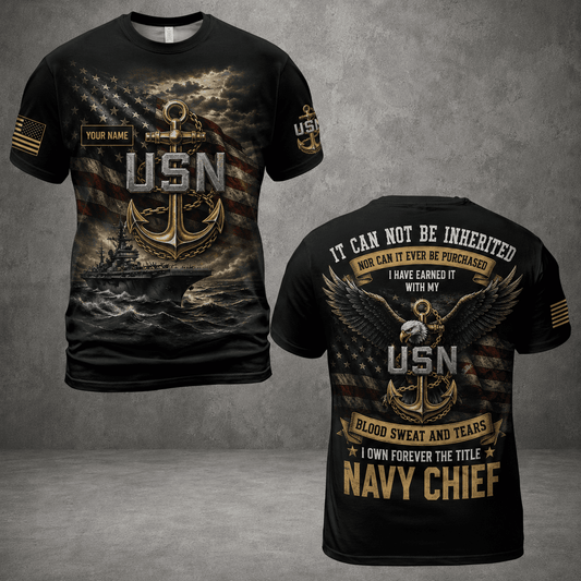 Custom Name It Can Not Be Inherited I Have Earned It With My 3D Shirt