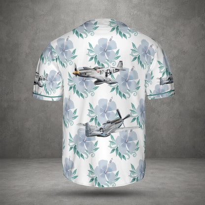 US Air Force P-51 Mustang Baseball Jersey