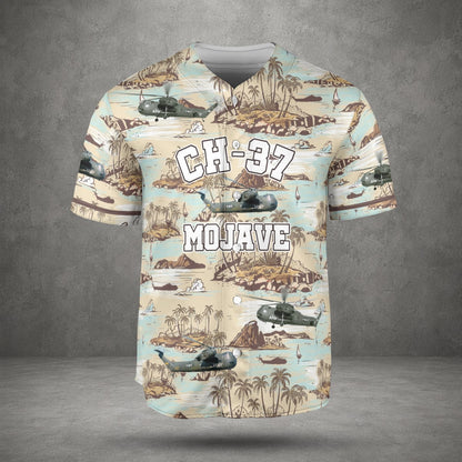US Army Veteran CH-37 Mojave Baseball Jersey