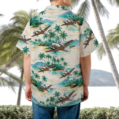US Army Beechcraft C-12T Huron Hawaiian Shirt