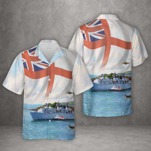 Royal Navy HMS Albion (L14) Hawaiian Shirt