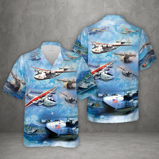 US Navy Boeing 314 Clipper Hawaiian Shirt