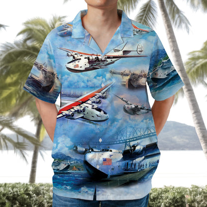 US Navy Boeing 314 Clipper Hawaiian Shirt