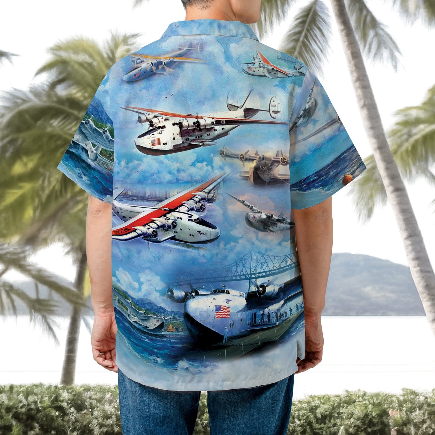 US Navy Boeing 314 Clipper Hawaiian Shirt