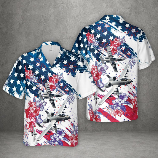 US Air Force A-10 Thunderbolt II Hawaiian Shirt