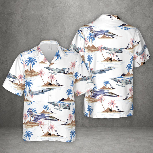 US Air Force F-104 Starfighter Classic Hawaiian Shirt