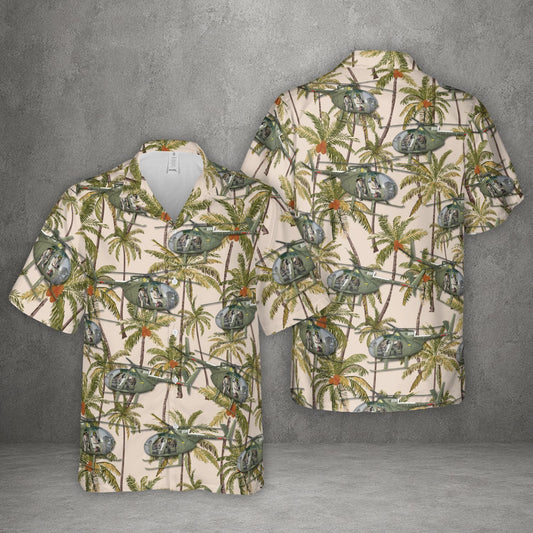 US Army Hughes OH-6 Cayuse Hawaiian Shirt