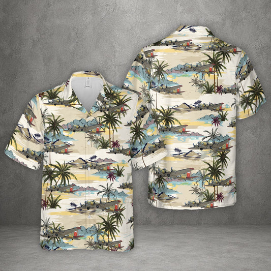 US Air Force Boeing B-17G Flying Fortress N93012 Nine-O-Nine Hawaiian Shirt