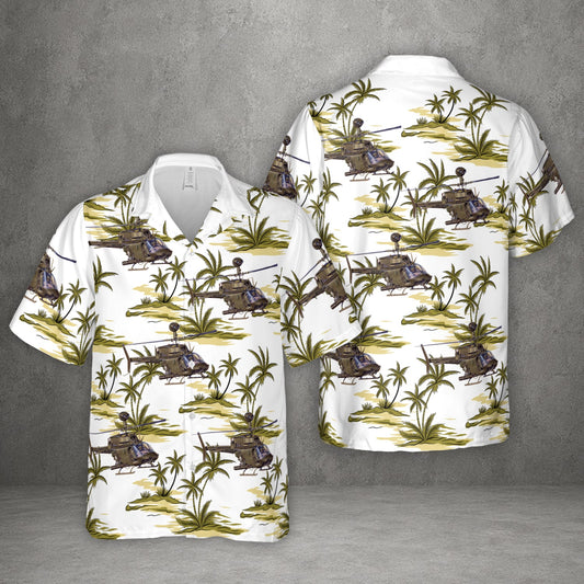 US Army Bell OH-58 Kiowa Hawaiian Shirt