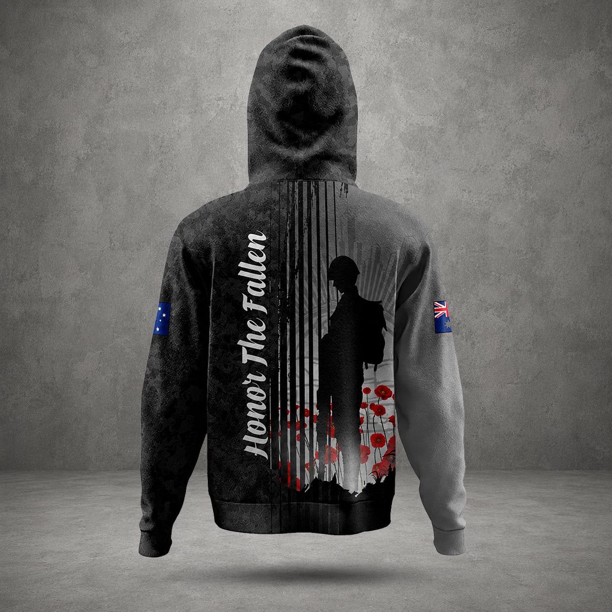 Custom Name Australian Defence Force Remembrance Day Hoodie, Lest We Forget