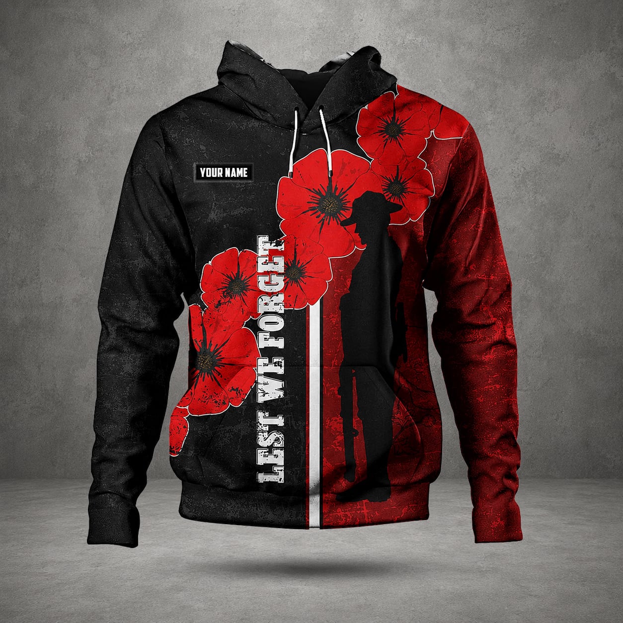 Custom Australian Defence Force Hoodie, Lest We Forget Memorial Hoodie