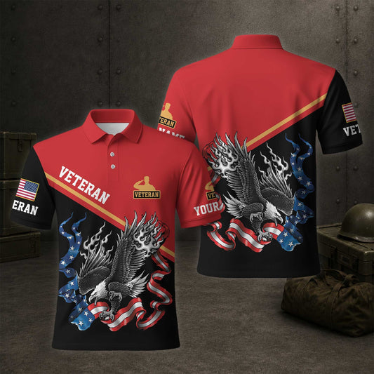 All Gave Some Some Gave All Polo Shirt, Patriotic American Flag Veteran Shirt