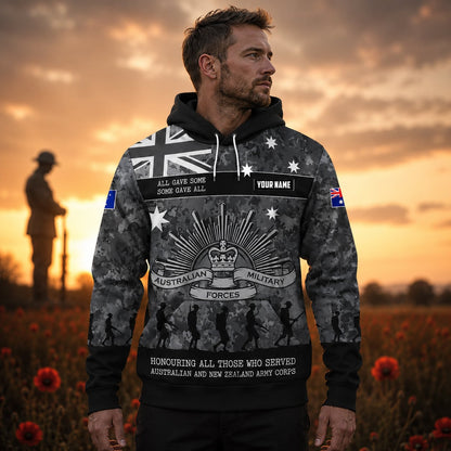 Lest We Forget Australian Defence Force Hoodie, Anzac Day Gift