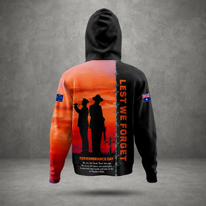 Personalized Australian Defence Force Hoodie, Anzac Day Memorial Hoodie
