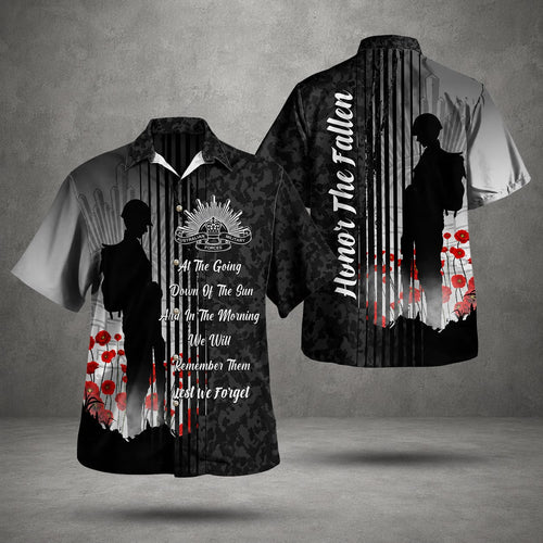 Australian Defence Force Veteran Hawaiian Shirt, Remembrance Day Anzac Day Patriotic Gift