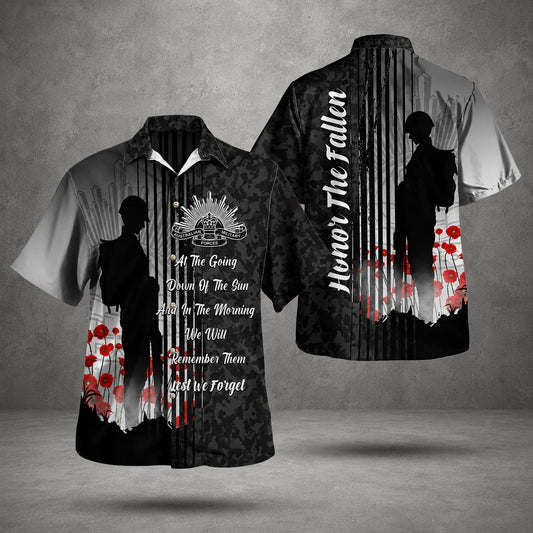 Australian Defence Force Veteran Hawaiian Shirt, Remembrance Day Anzac Day Patriotic Gift
