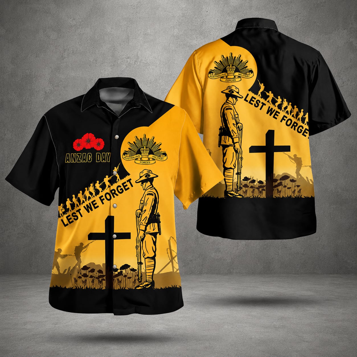 Australian Defence Force Memorial Hawaiian Shirt, Remembrance Day Veteran Gift