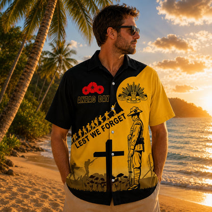 Australian Defence Force Memorial Hawaiian Shirt, Remembrance Day Veteran Gift