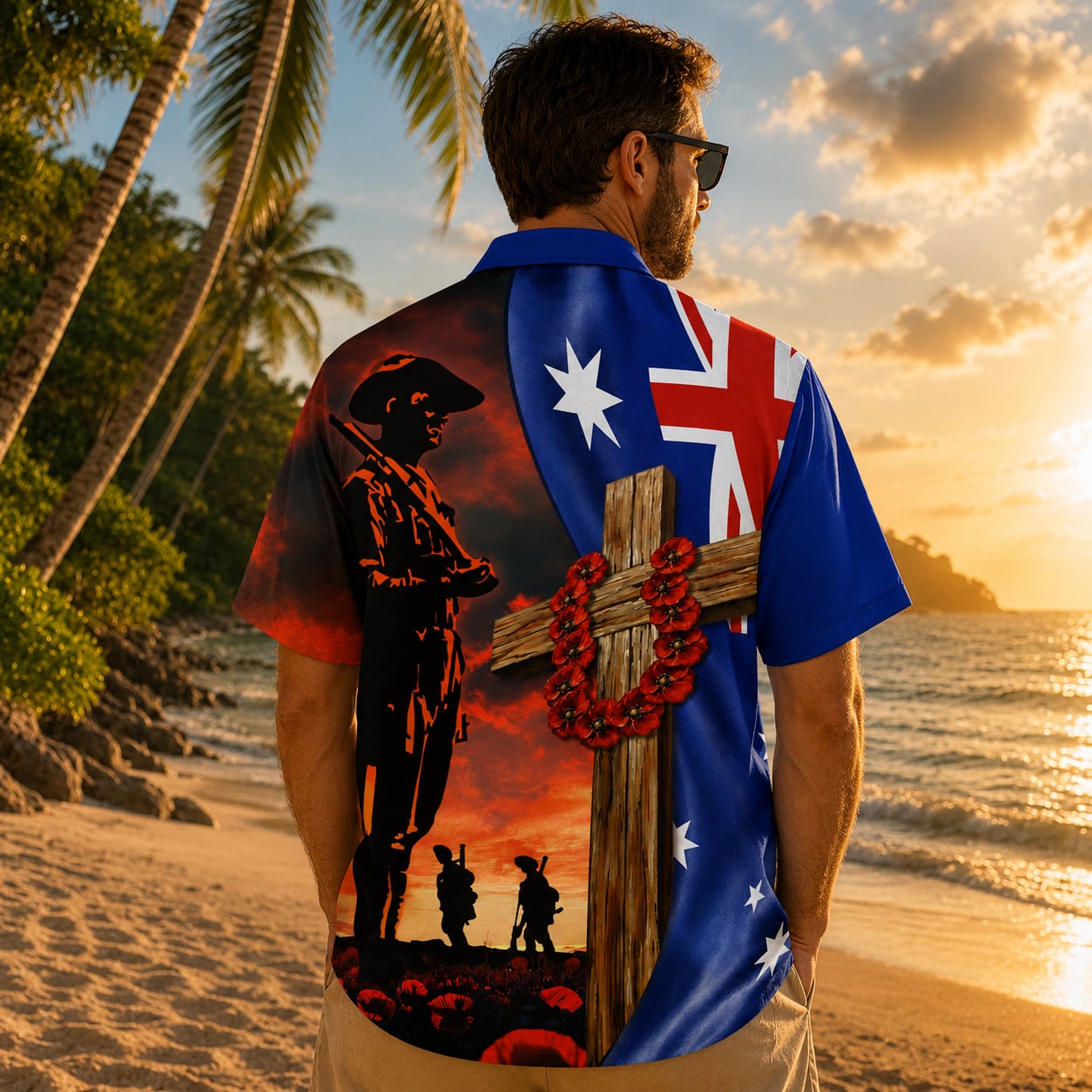 Australian Defence Force Veteran Hawaiian Shirt, Lest We Forget Memorial Day Gift