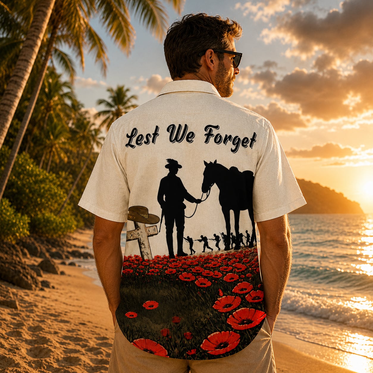 Australian Defence Force Hawaiian Shirt, Anzac Day Lest We Forget Remembrance Day Shirt