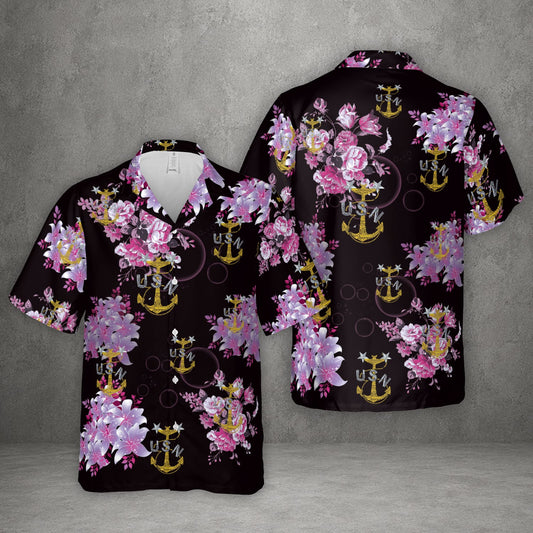 US Navy Master Chief Anchor Hawaiian Shirt