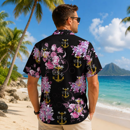 US Navy Master Chief Anchor Hawaiian Shirt