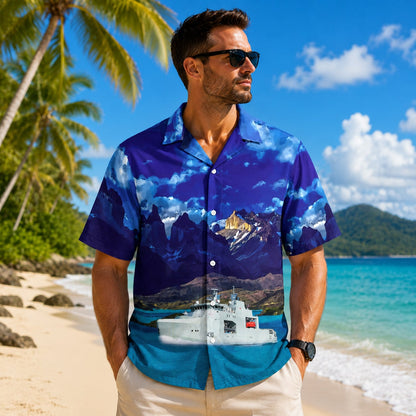 Royal Canadian Navy HMCS Harry DeWolf Hawaiian Shirt