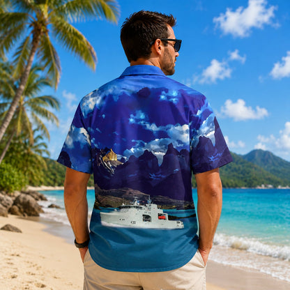 Royal Canadian Navy HMCS Harry DeWolf Hawaiian Shirt