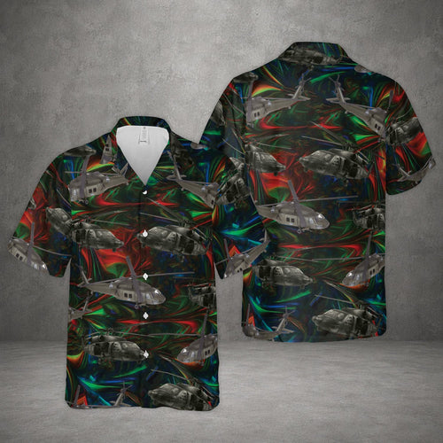 US Army EH-60 Black Hawk Hawaiian Shirt