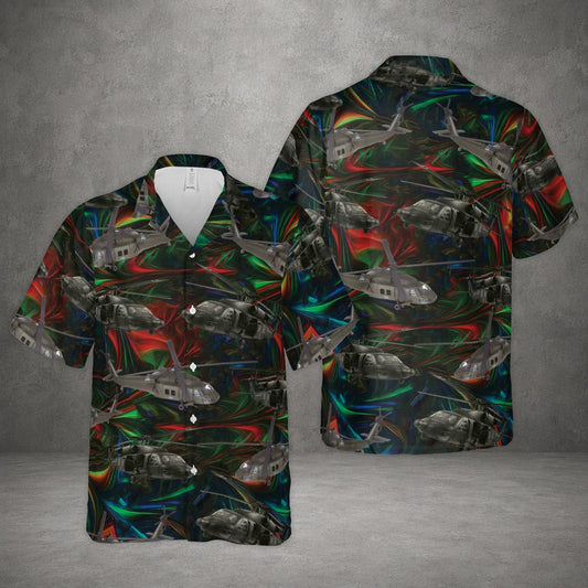 US Army EH-60 Black Hawk Hawaiian Shirt